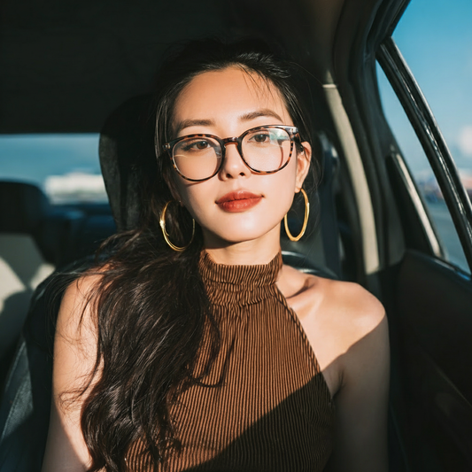 K-Style Oval: The Black Frame Matchmaker