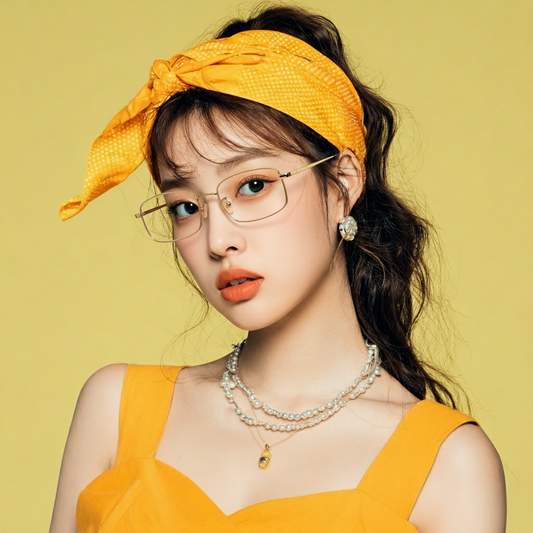 Retro Gold Slimmer Frame
